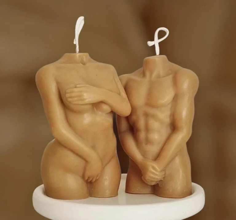Dimalight Torso Soy Wax Candles – product photo 1