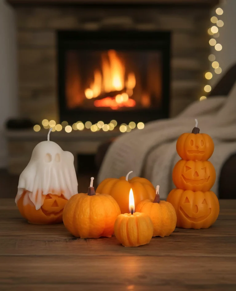 Dimalight Halloween Pumpkin & Ghost Candles – product photo 1