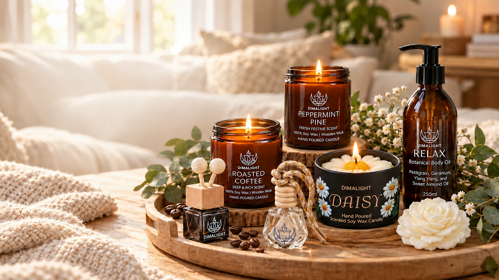 Dimalight candles and home fragrances